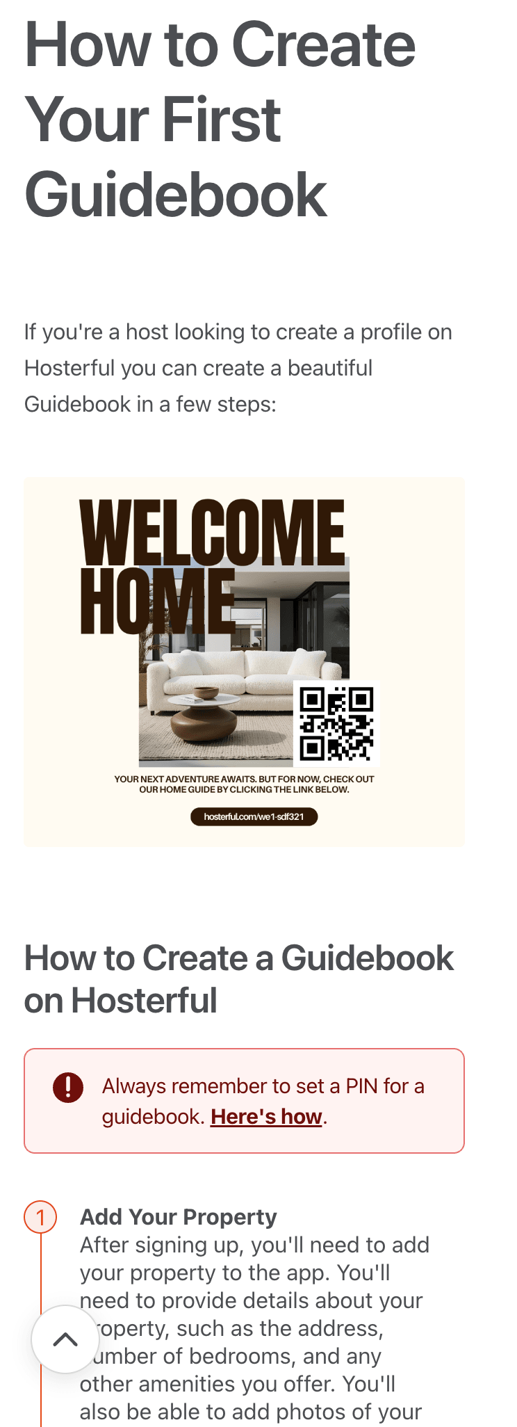 The same HelpDocs knowledge base on mobile