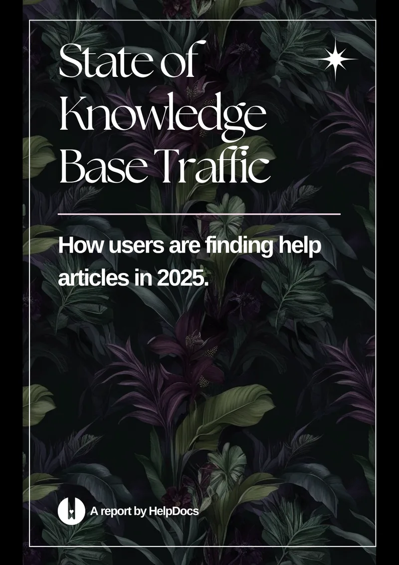 The State of Knowledge Base Traffic 2025 report cover